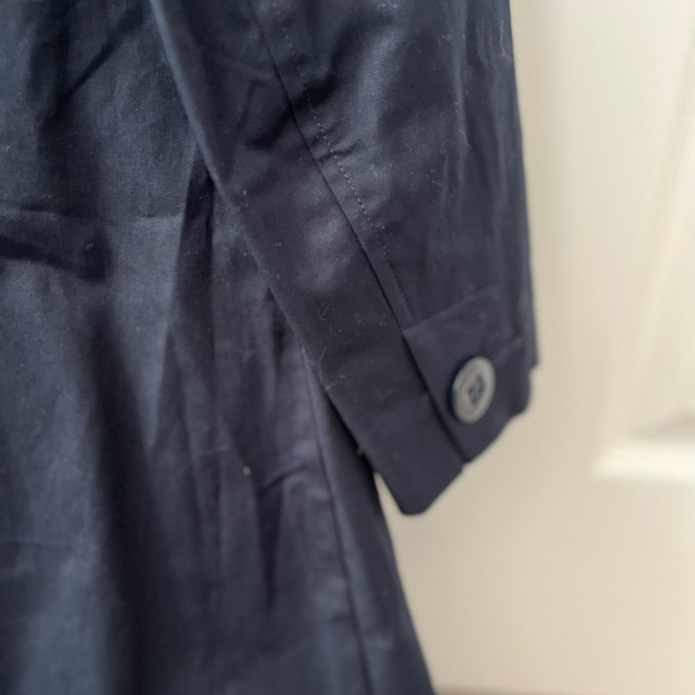 Cabi Pose Ruffle Spring Navy Jacket Small - Picture 4 of 4